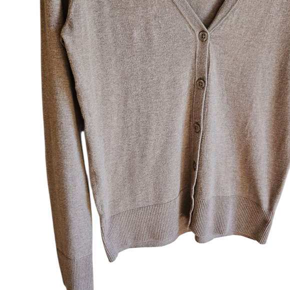 Merona Women's Cartigan Button Sweater Tan Size Small - Picture 3 of 6